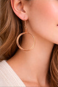 Handmade Wire Wrapped Triple Hoop Earrings